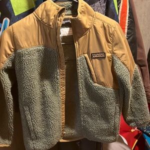 Youth under armour fleece zip up